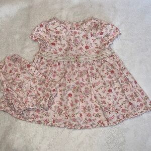 Baby summer dress matching set